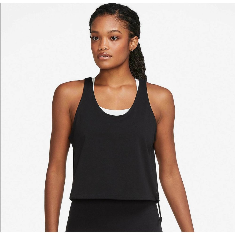 NWT Nike Women's XL Yoga Core Off Mat Tank Top Sleeveless Drawstring Activity